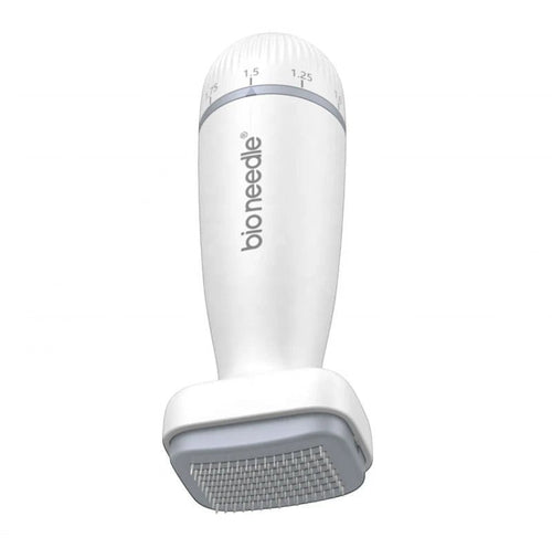 therootsolution microneedling derma stamp with adjustable titanium needle depth for beard and skin growth